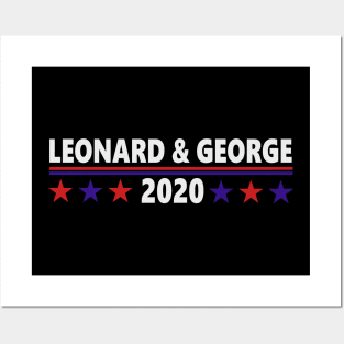 Leonard & George Posters and Art